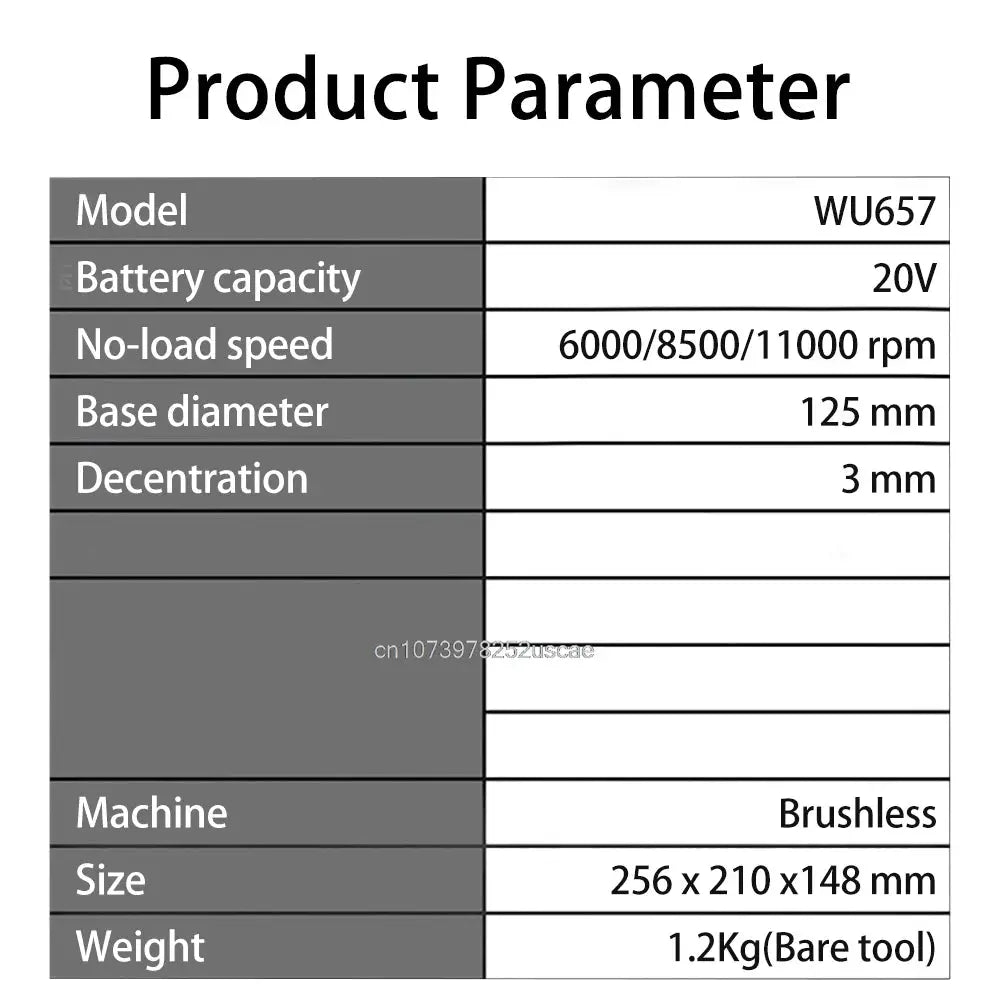 Worx WU657 20v Brushless Motor Handheld sandpaper machine polishing machine（Non battery and charger） from PriceLows™