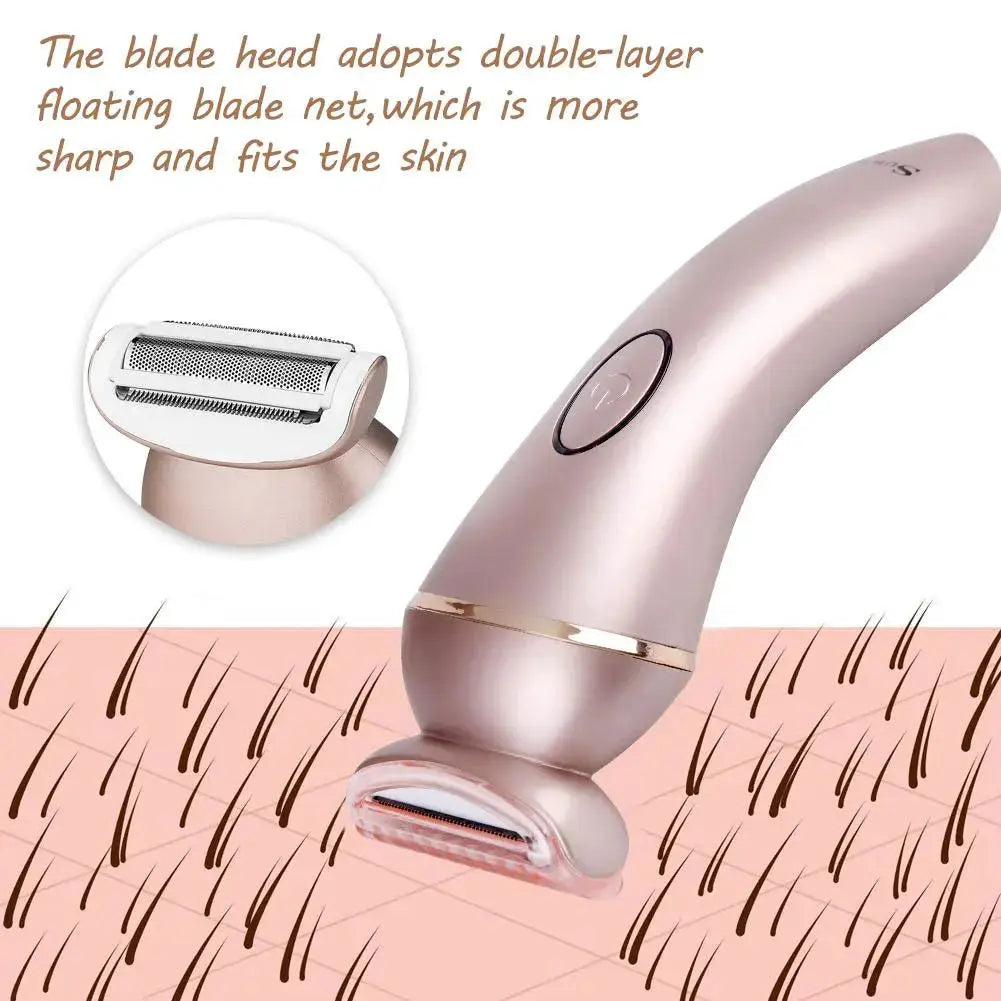 Surker Electric Epilator | Rechargeable Type C | Body Shaver And Hair Removal