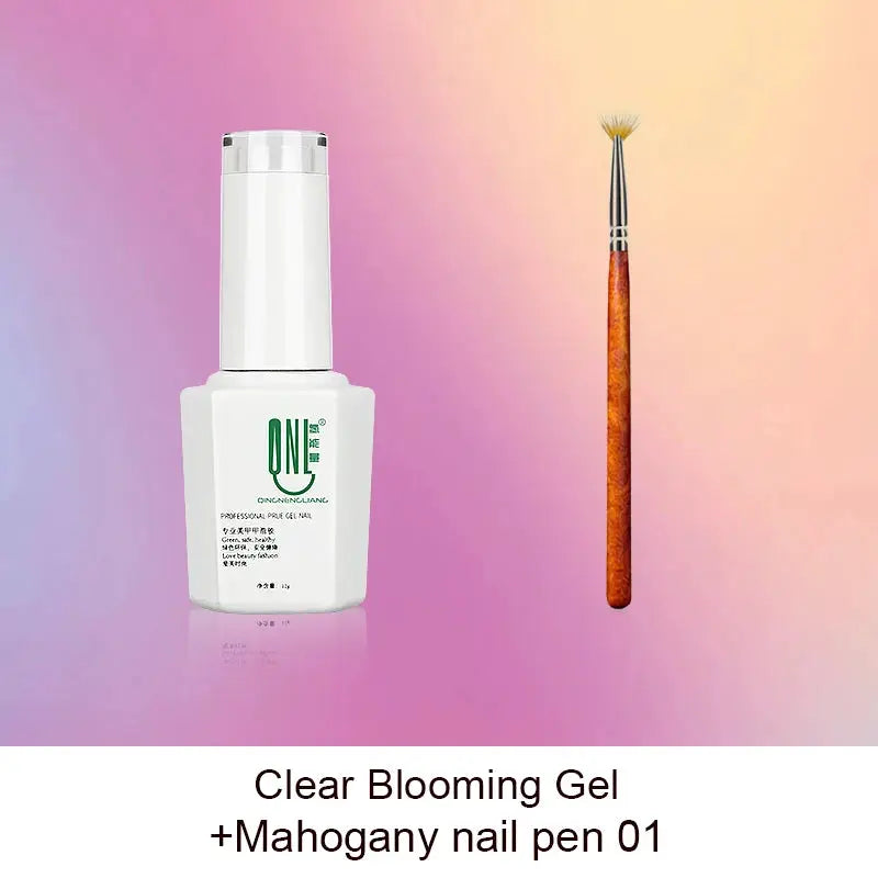 Clear Blooming Gel Polish 12ml Transparent Blossom Nail Polish LED Soak Off Nail Art Smook Effect Flower Gel Polish DIY Design from PriceLows™