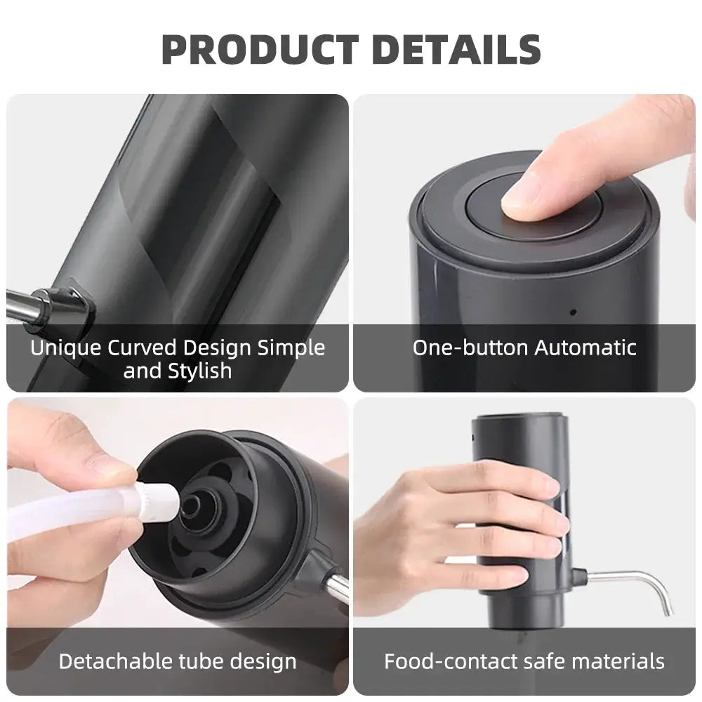 Automatic Wine Aerator Dispenser Rechargeable One Touch Electric Wine Decanter Liquor Dispenser Set Bar Party Wine Accessories from PriceLows™