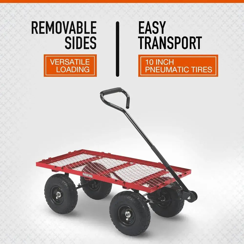 Heavy-Duty Garden Cart - 400 lbs. Capacity, 38 L x 18.5 W x 21 H from PriceLows™