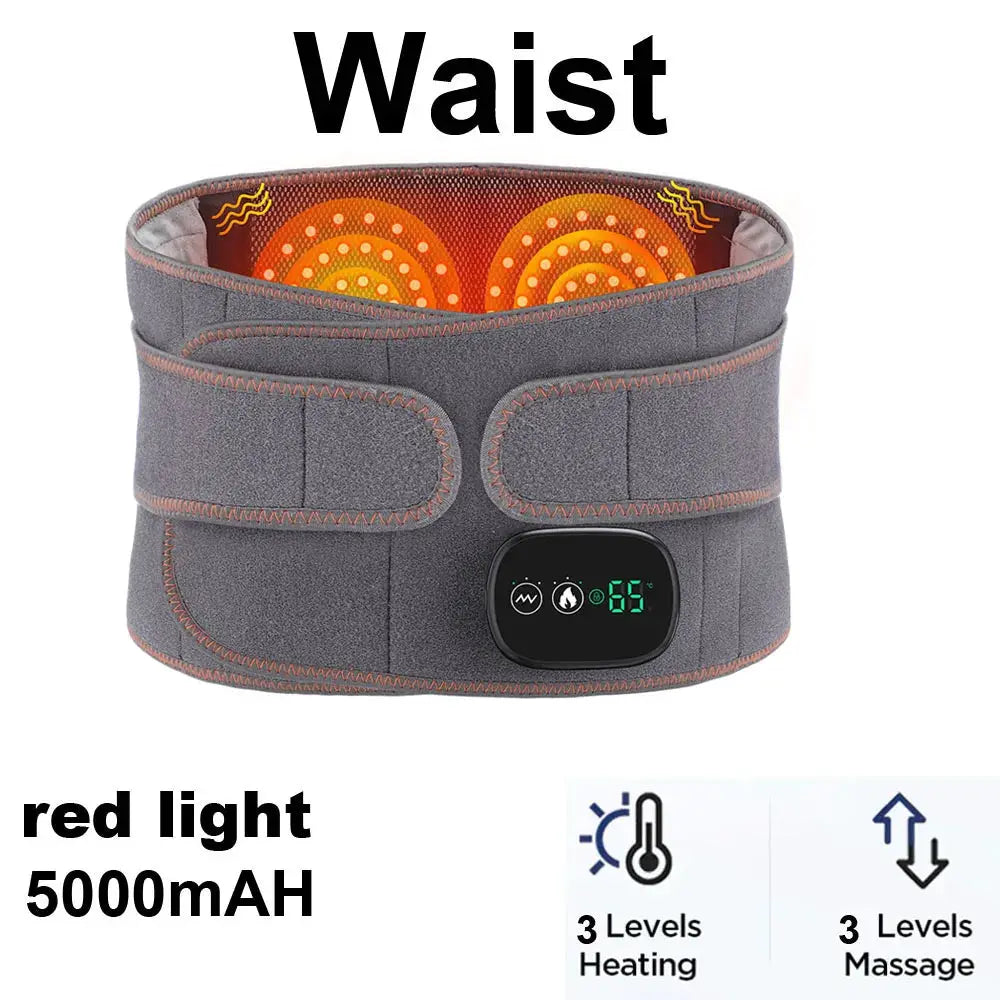 Heated Lumbar Brace | Electric Massager | Office Support | One Size
