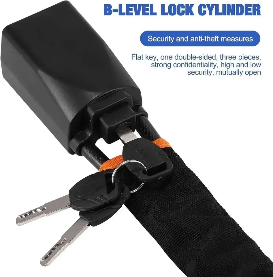 Universal anti-theft device safety belt buckle lock steel wire rope lock for Vehicles Prevent Theft Durable Security Rope from PriceLows™