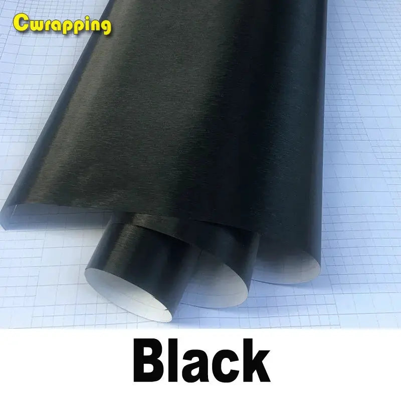 30cmx100cm Car styling Silver Matte Brush Metallic Vinyl Film Car Wrapping Sticker Decal Bubble Free Brushed Foil for Motorcycle from PriceLows™