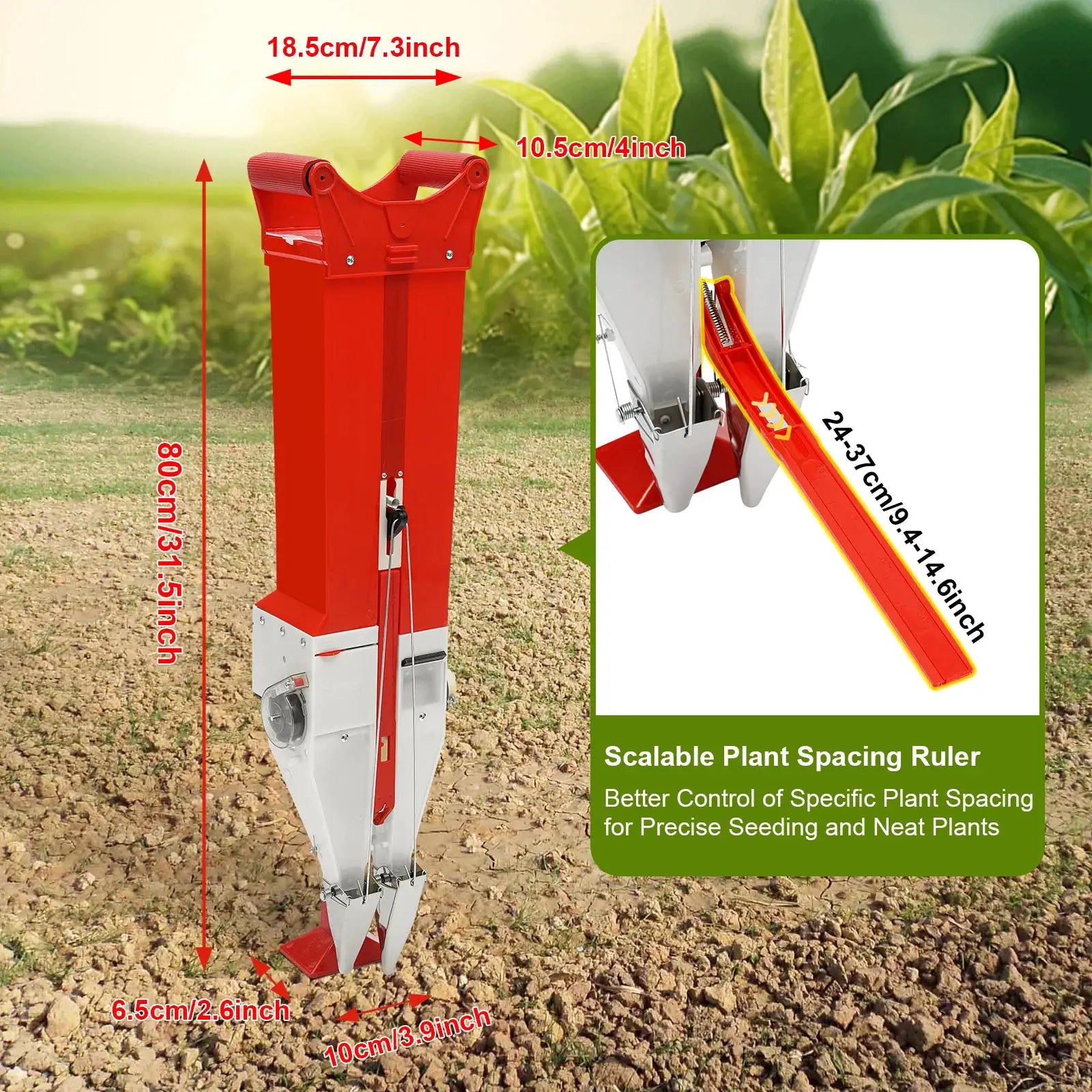 Integrated Seeding and Fertilizing Tool| Soybeans, Corn and Peanuts Agricultural Seeder from PriceLows™
