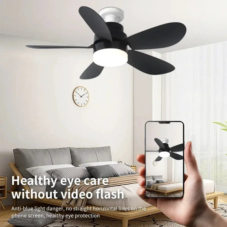 LED Ceiling Fan Light | E27 Socket | Remote Control | 3 Speed Dimmable