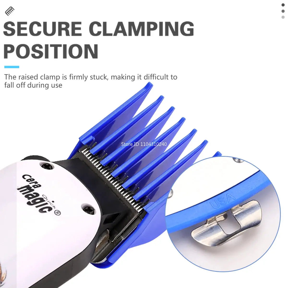 Universal Hair Clipper Guards Barber Trimmer Attachment Limit Combs Professional Barber Accessories Replacement Set Limit Combs from PriceLows™