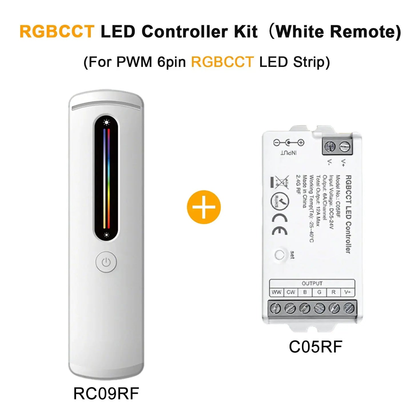 2.4GHz LED Controller RF Remote Wireless LED Dimmer C01RF C02RF C03RF C04RF C05RF DIM CCT RGB RGBW COB 2835 LED Strip Lighting from PriceLows™