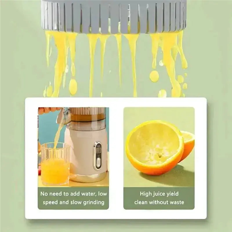A66T-USB Rechargeable Electric Orange Juicer Portable Citrus Fruit Juice Extractor 600Ml Smoothie Blender For Camping Home from PriceLows™