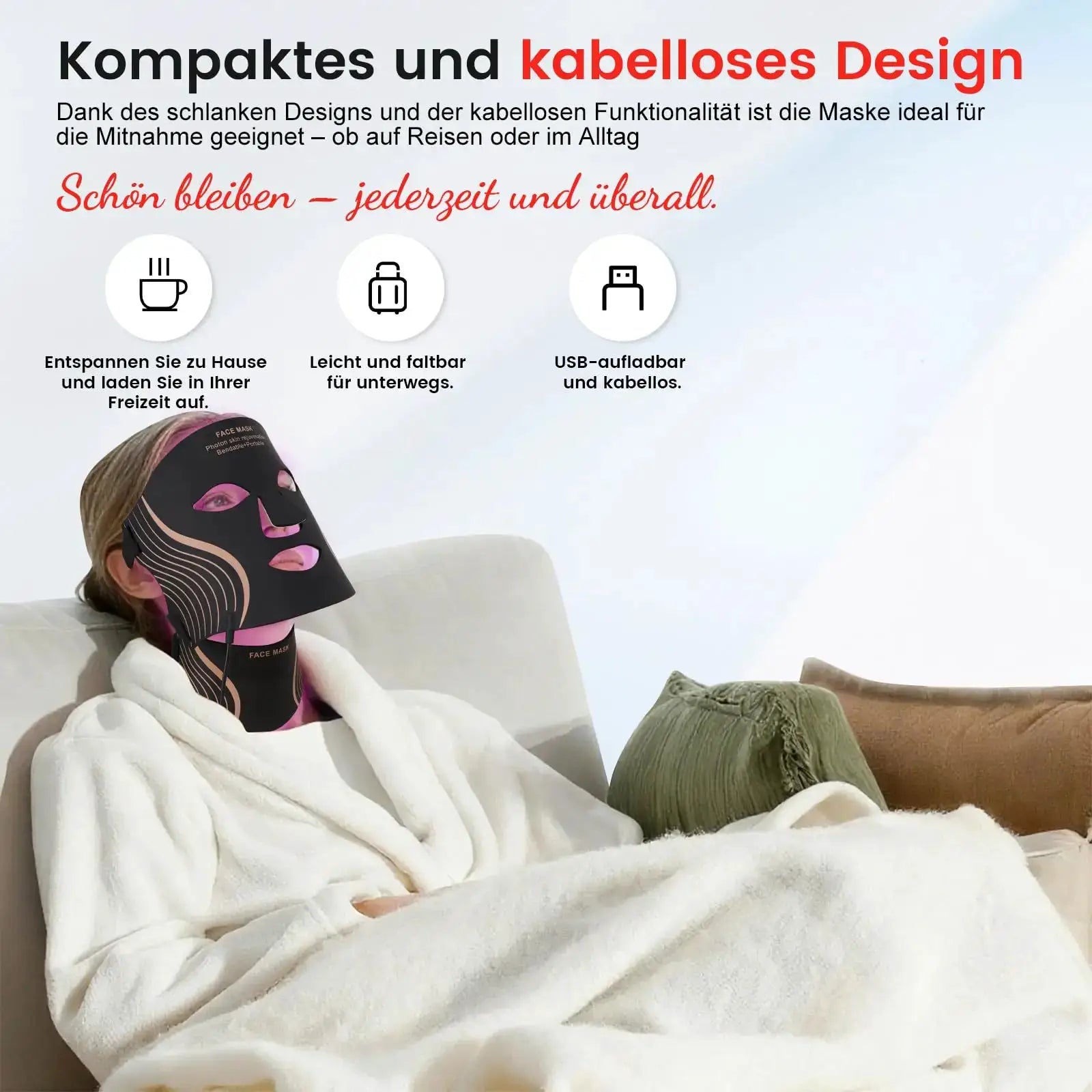 Red Light Therapy 7 Colors Silicone Facial LED Mask for Skin Rejuvenation Anti Acne Wrinkle Removal Beauty Mask Skin Brightenin from PriceLows™