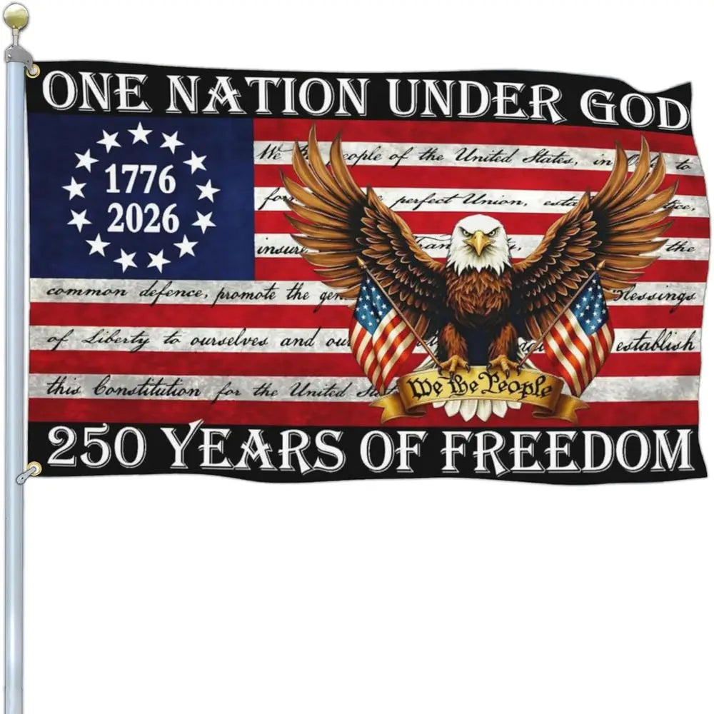 Patriotic Yard Flag | Outdoor Flag | 250th Anniversary | 3x5 Ft