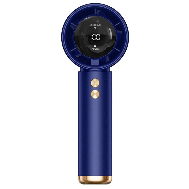 Handheld Fan | LED Display | USB Rechargeable | Outdoor Use