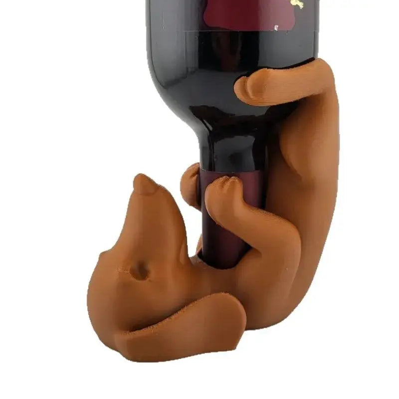 Dachshund Wine Bottle Holder Home-made Wine Bottle Holder with Simple Design and Creative Concept from PriceLows™