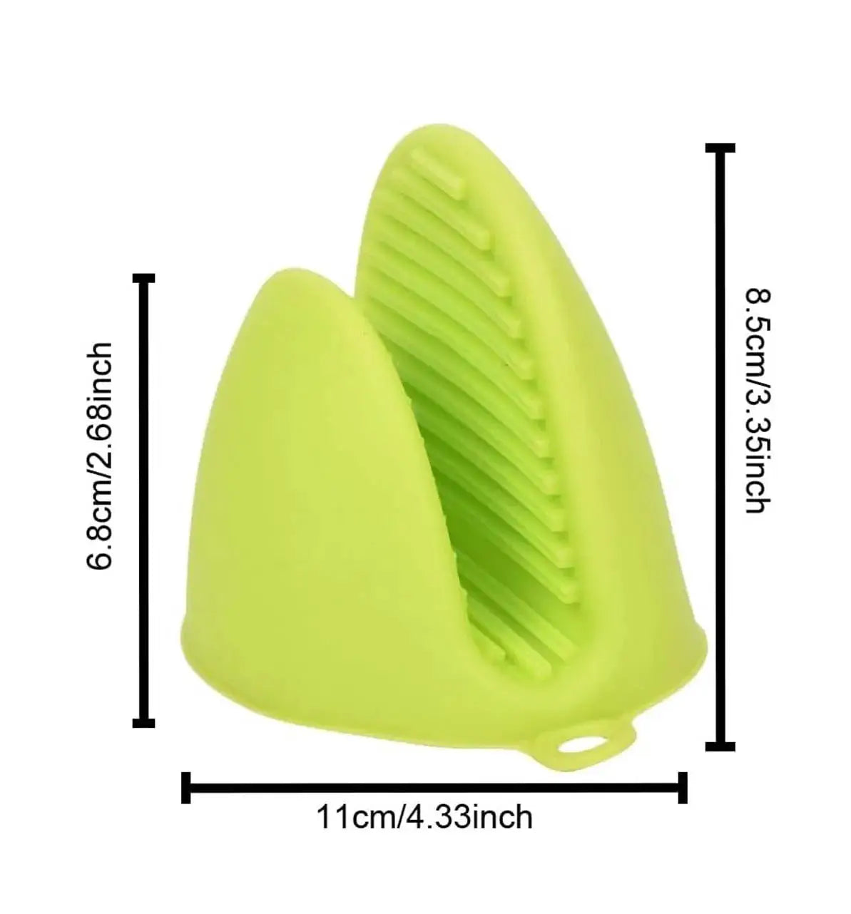 Mini Silicone Oven Gloves | Heat Resistant | Dishwasher Safe | Blue Green 4pcs