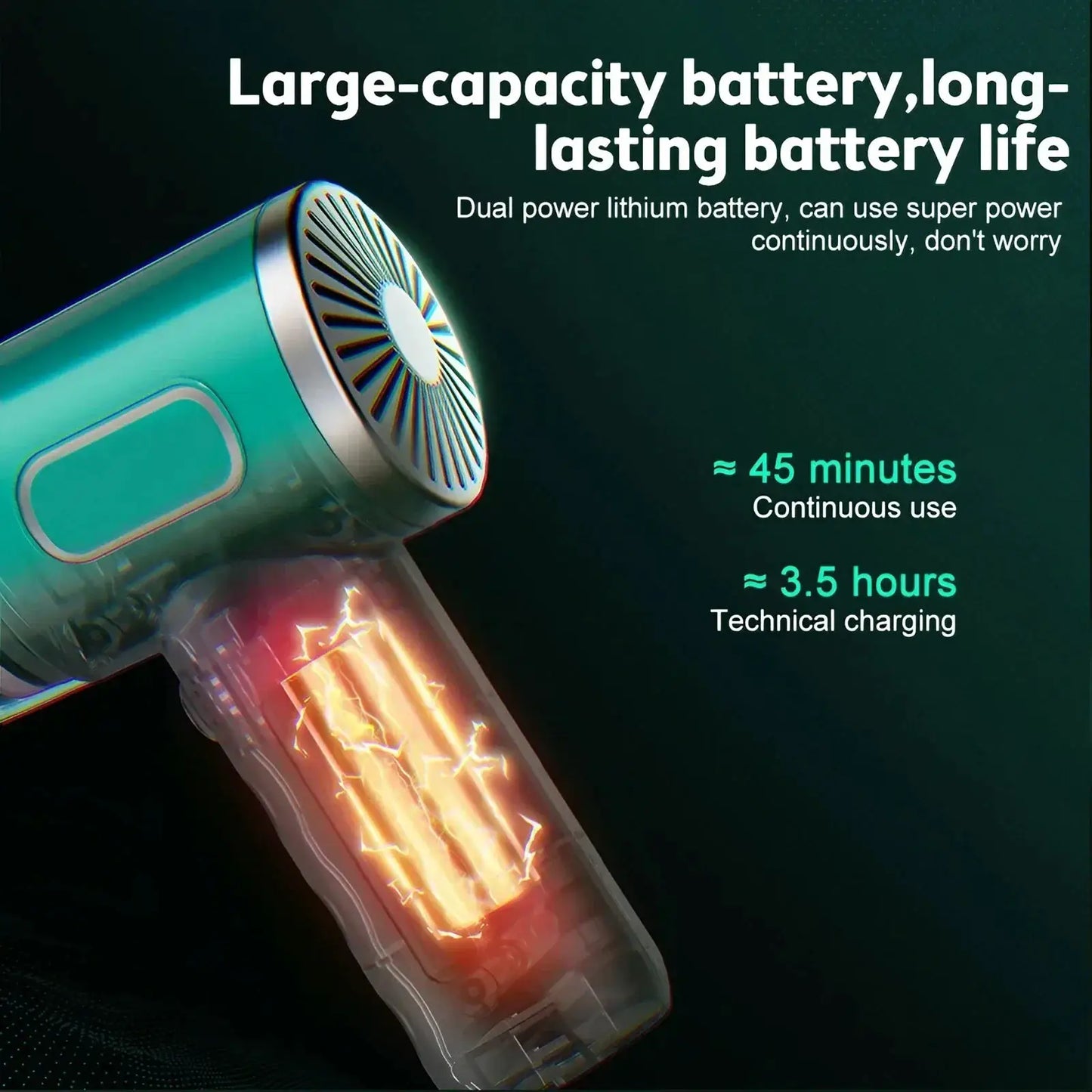 Cordless Car Vacuum Cleaner | 60W High Suction | Rechargeable Handheld