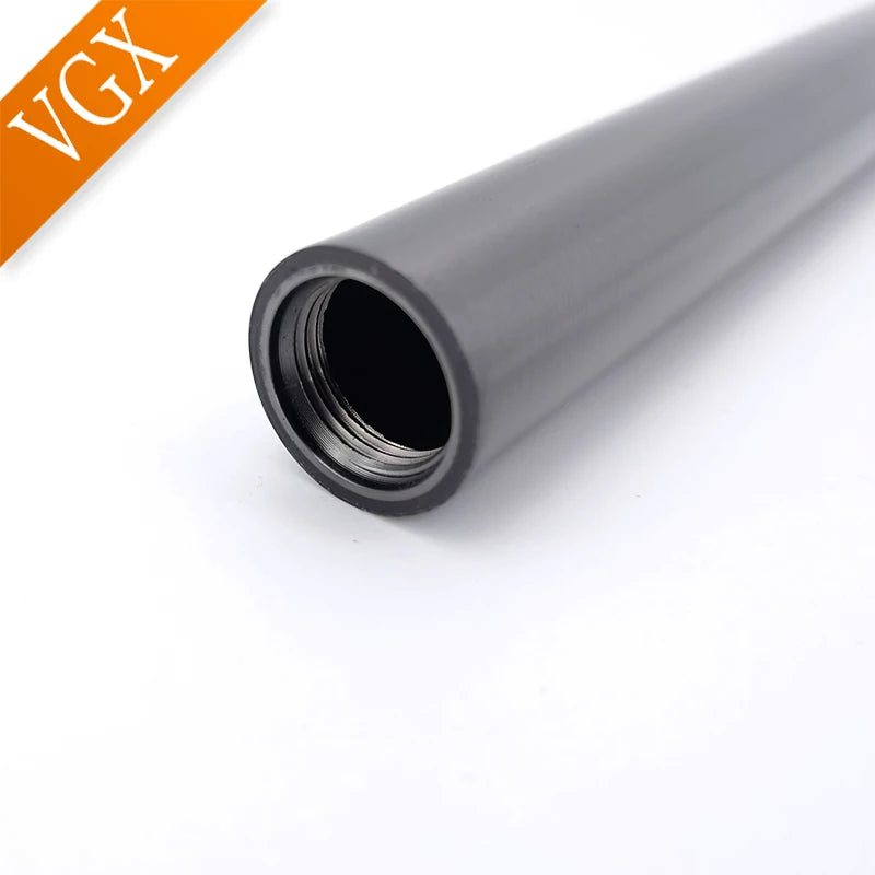 Shower Extension Rod | Round 40cm | Stainless Steel Gray