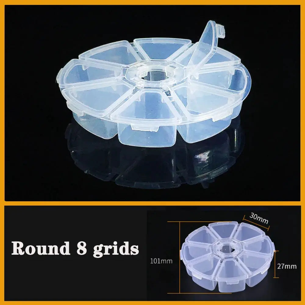 Transparent Plastic box Screw Compartment Box Jewelry Earring Display Case Container Clear Terminal Organizer Tool Storage boxes from PriceLows™