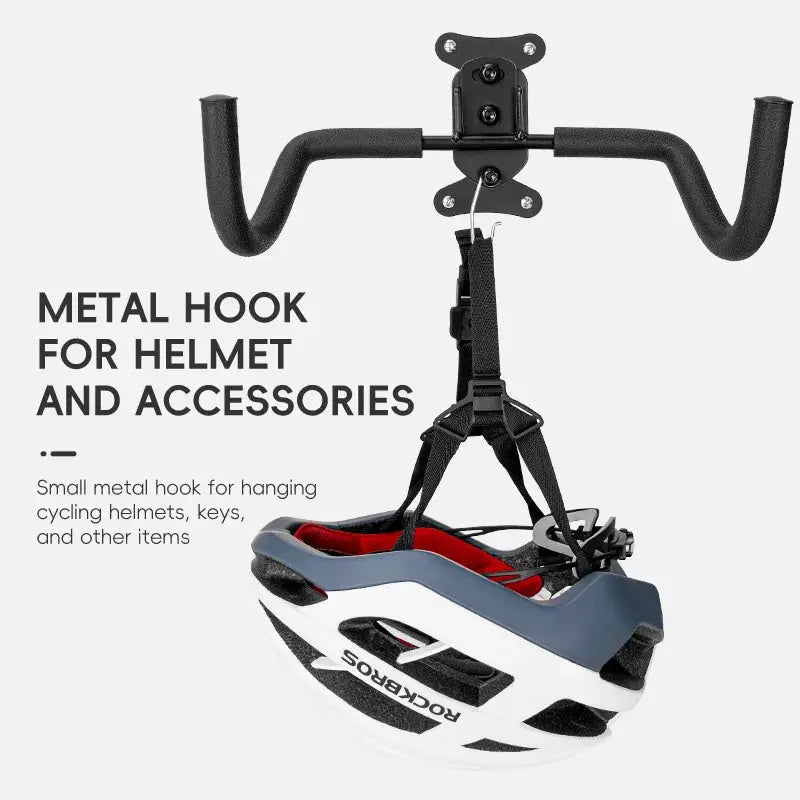 ROCKBROS Bike Rack Wall Mount Garage Home Adjustable Bicyle Rack Horizontal Bike Hook Thickened Reinforced MTB Road Bike Holder from PriceLows™