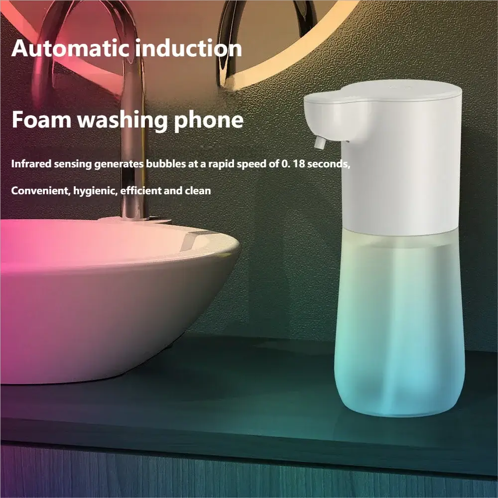 HOMEFISH Smart Sensor Automatic Soap Dispenser 350ml USB Charging Contactless Soap Foam Dispenser Hand Sanitizer Machine from PriceLows™