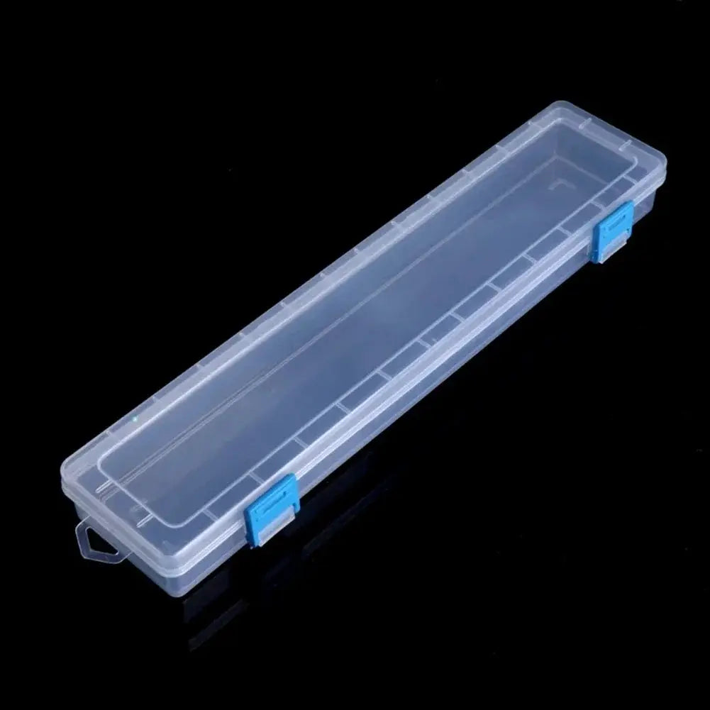 White Storage Box 33x7x3.5cm Organizer for Painting Brushes Watercolor Pens Art Crafts Sewing Drawing Hand Tools Protective Case from PriceLows™