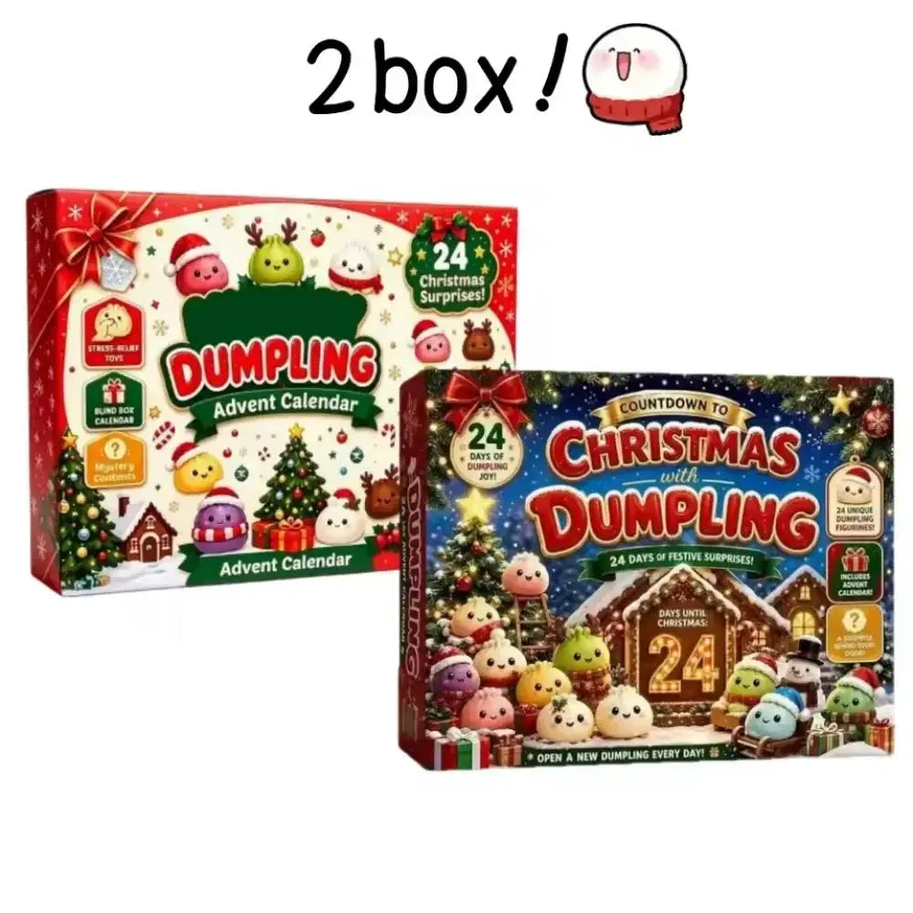 Christmas Dumpling Squishy | 24 Day Calendar | Slow Rising