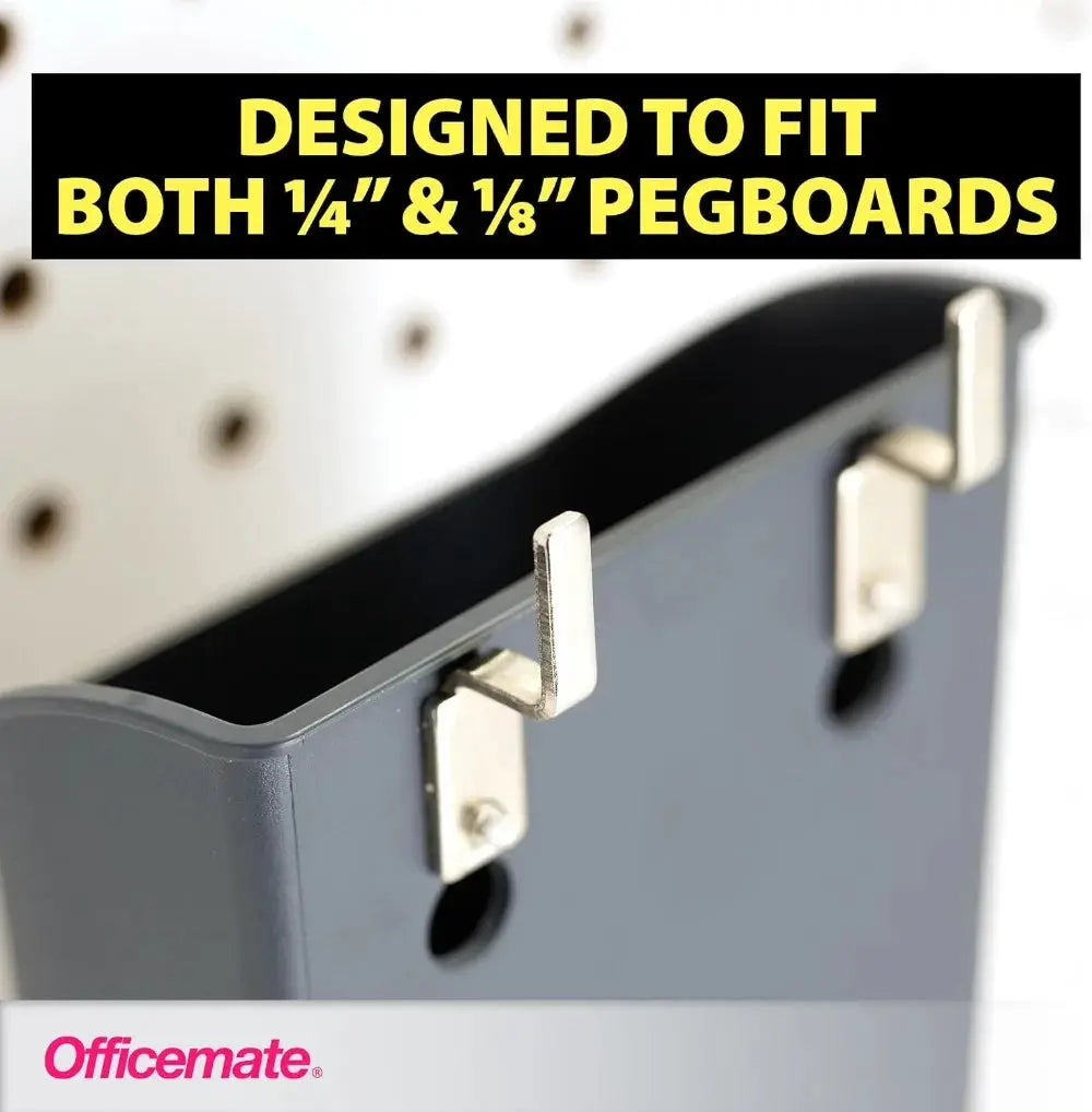 3-Pack Cup Organizer for Pegboard/Slatwall - Office, Classroom, Kitchen, Garage from PriceLows™