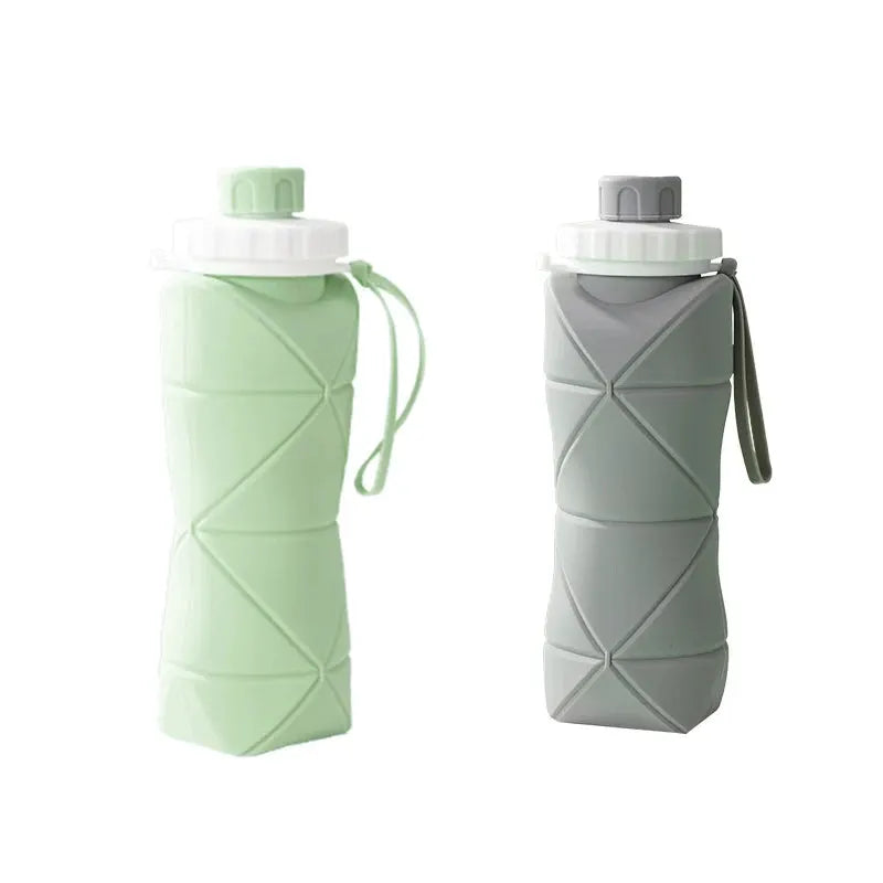 Outdoor Silicone Folding Water Bottle Portable Retractable Cup Travel Tools Collapsible Sport Bottles For Hiking Trekking Tours from PriceLows™