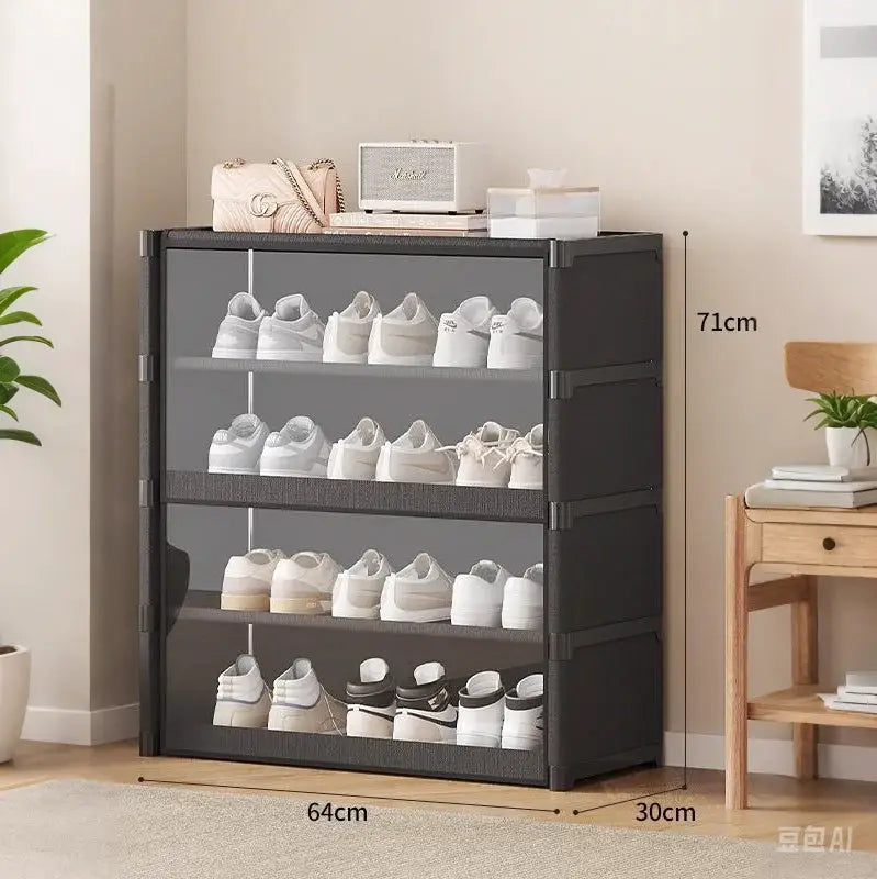 5/7-Layer Shoe Cabinet Dustproof Shoe Rack Shoe Hanger Organizer Shelf Holder Shoe Storage Cabinet Space Saving With Clear Lid from PriceLows™