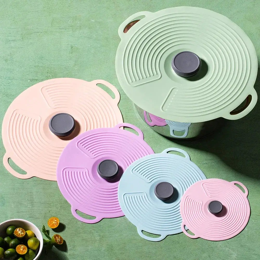 Silicone Stretch Lids | Reusable Self Sealing | For Bowls Pots