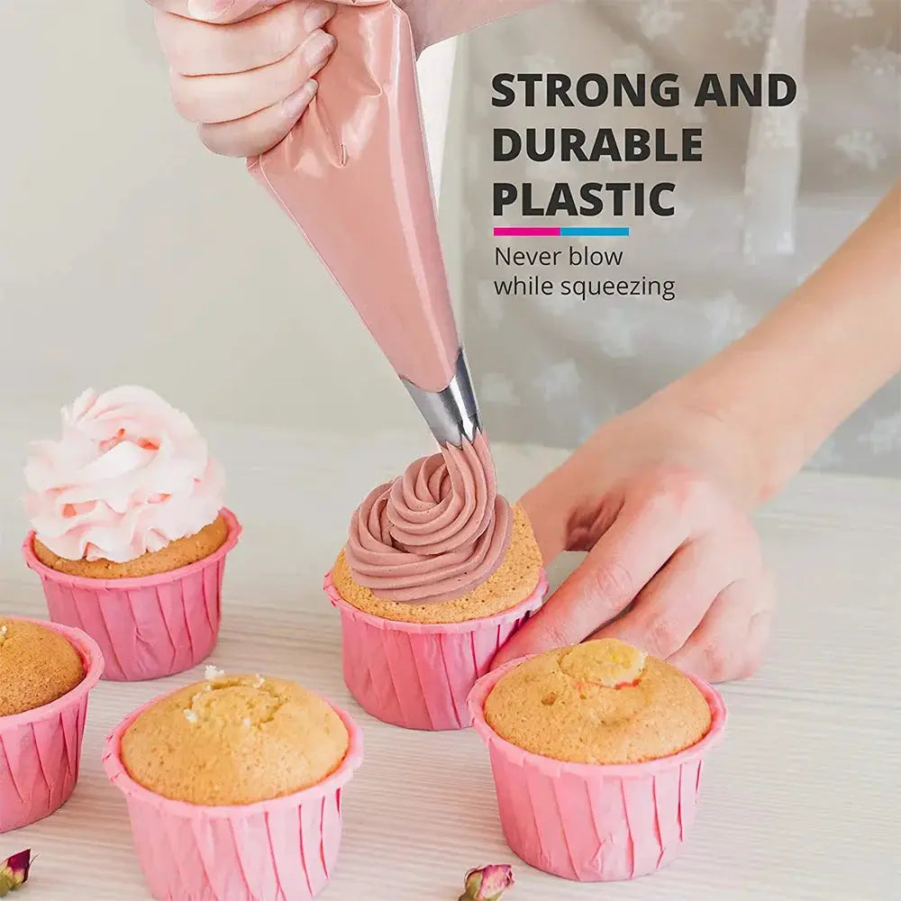 100/50/20pcs Disposable Piping Bag Pastry s Icing Fondant Cake Cream for Decorating Pastries Cakes Baking Tools from PriceLows™