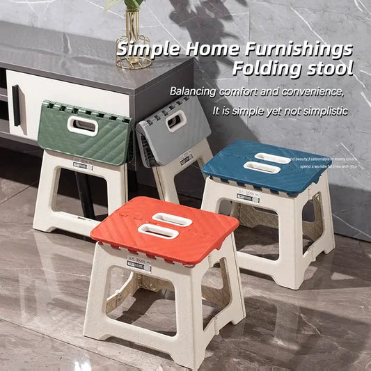 Plastic Folding Chair | Thickened | Portable Outdoor Chair | 27x23x25.5 cm from PriceLows™