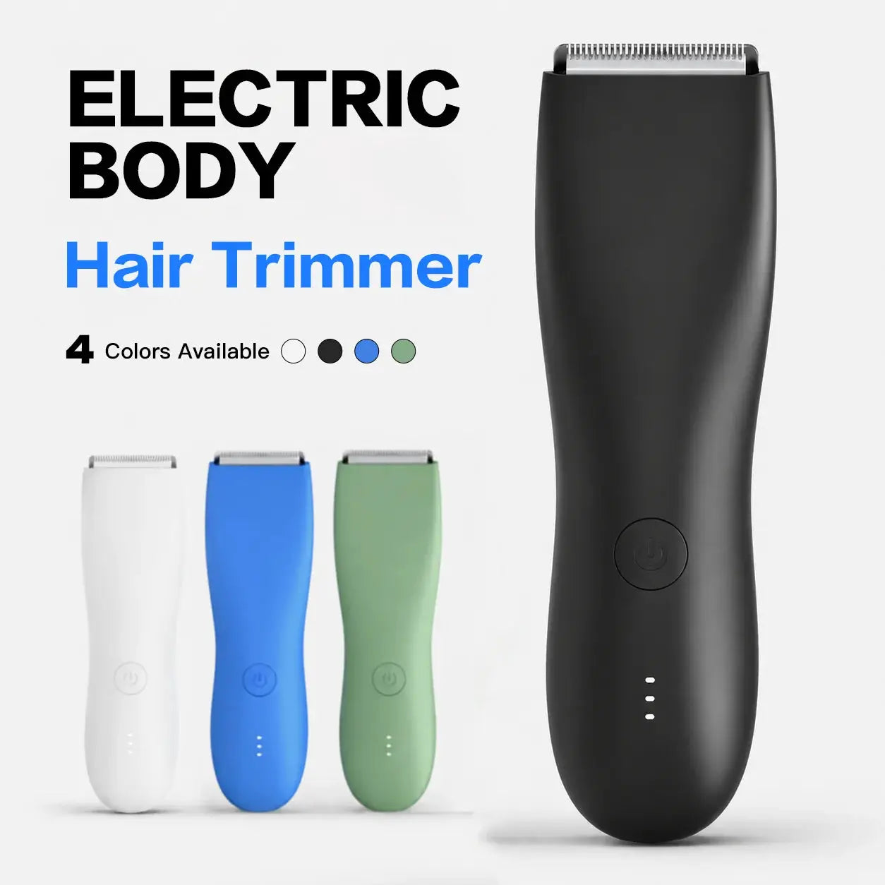 Unisex Body Hair Trimmer | Rechargeable Wet Dry | Stainless Steel Blades