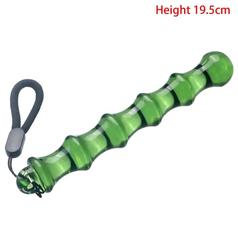 Man Massage Stick | Smooth Design | Green Transparent | 1 Piece