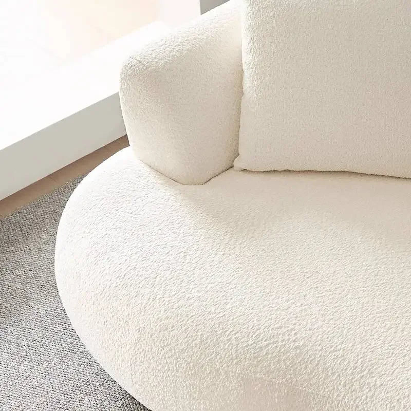 Sofa | Wooden Frame Minimalist Design | Nordic Retro Style | Single