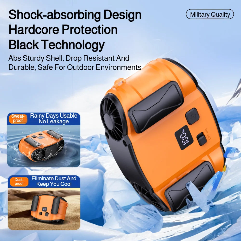 Portable Neck Fan | Dual Air Vents | Under 20W Power | One Size