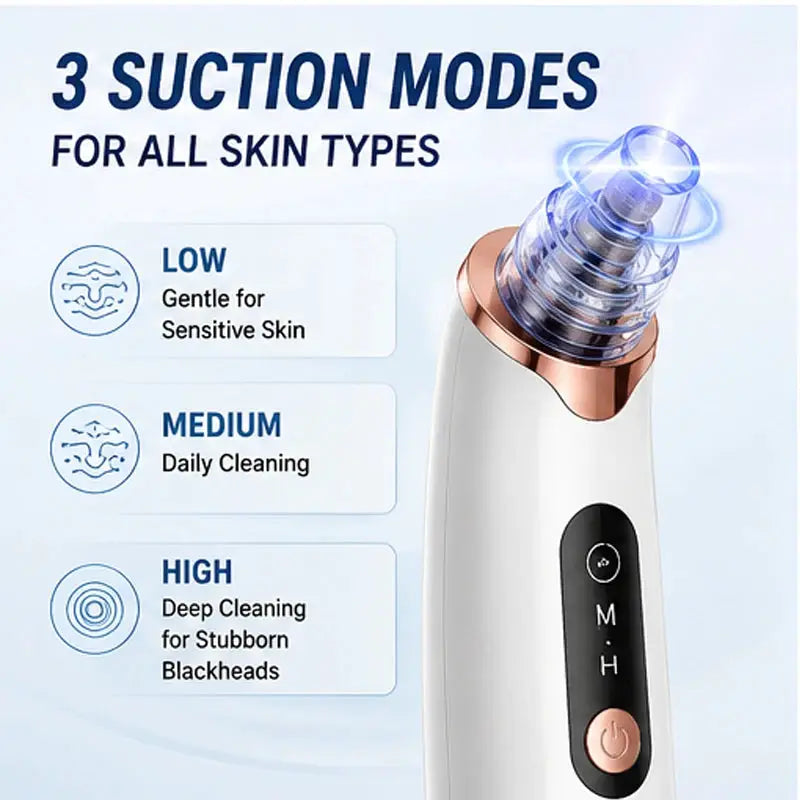 Electric Blackhead Remover Vacuum Pore Cleaner Deep Cleaning Acne Suction Facial Skin Care Beauty Tool from PriceLows™