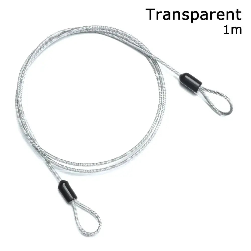 0.5/1/2Meters Security Safety Rope Anti-theft Ropes Cycling Strong Wire Bicycle Lock Wire Steel Cable Lock Road Bike Lock from PriceLows™