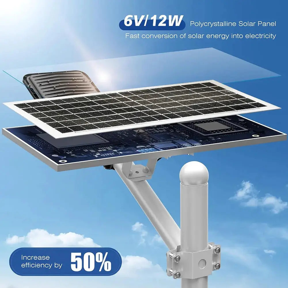 Aluminum 12000mah High Power Solar Light Outdoor Solar Street Light Waterproof Street Light For Garage Garden Terrace wall lamp from PriceLows™