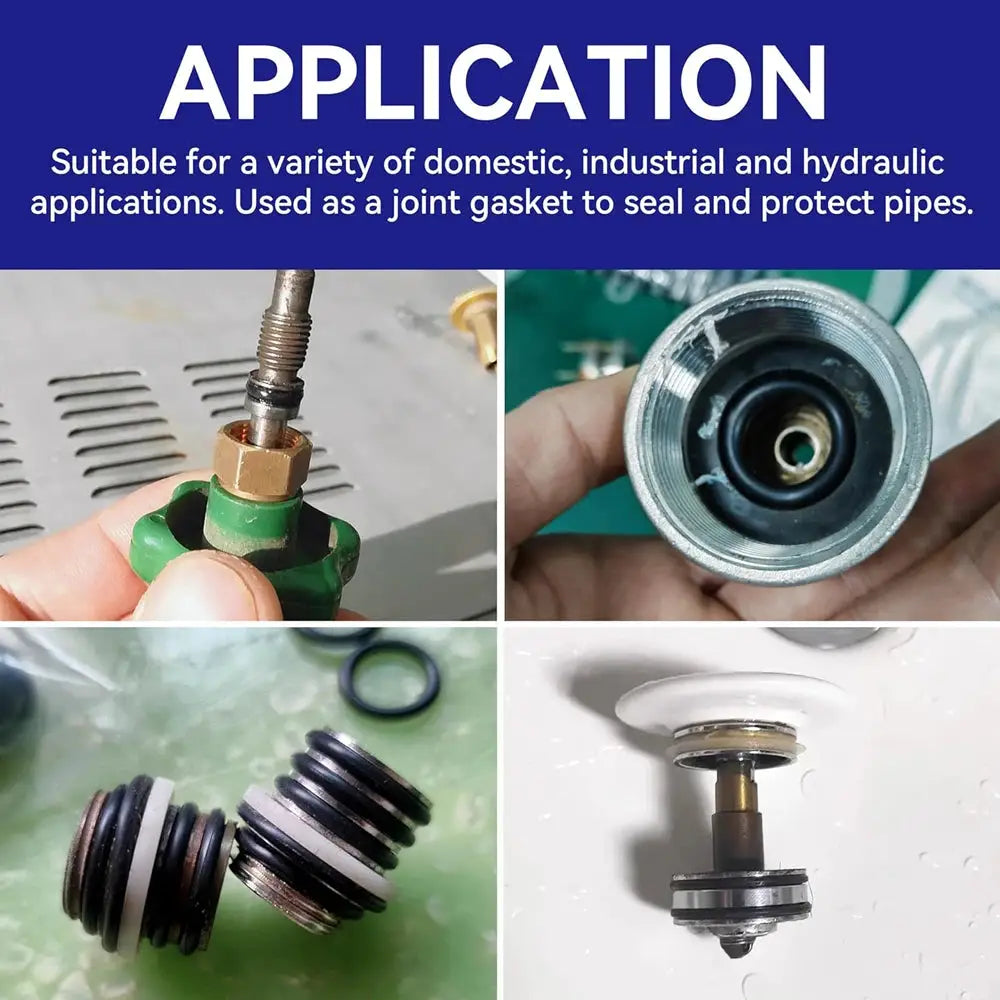 419PCS Set Universal O-Ring Assortment 32 Size Nitrile Rubber Ring Seal O Ring Gasket for Plumbing Automotive and Faucet Repair from PriceLows™