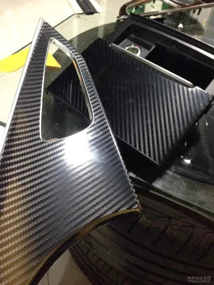 All Black Carbon Fiber Car Stickers Vinyl Wrap Film Glossy Matte Chrome Wrapping Foil Car Decal Styling Scooter Motorcycle from PriceLows™