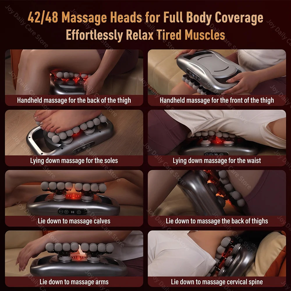 Wireless Massage Gun | 48 Attachments | 9 Speed Modes | For Full Body