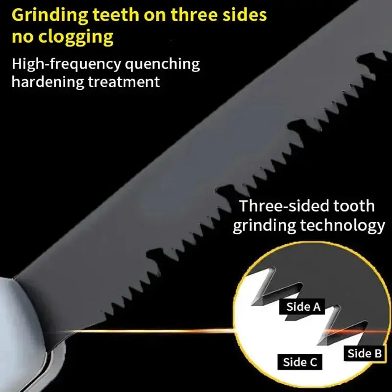 Folding Hand Saw | Stainless Steel Sk5 Blade | Pruning Log Garden Tool