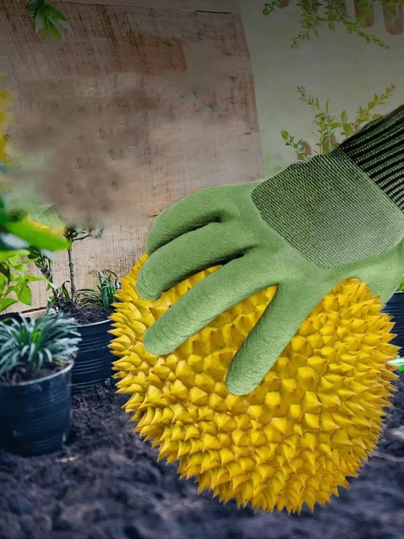 5/2 Pairs Nitrile Garden Gloves Durable Anti Puncture Cut Resistant Chemical Resistant Reusable Gloves For Kitchen Bathroom Cleaning Home Work from PriceLows™