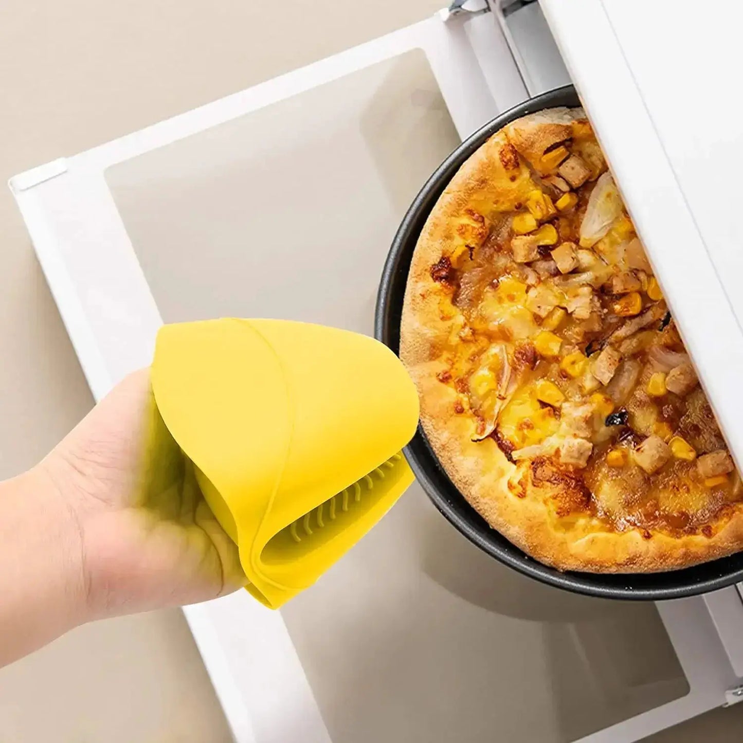 Silicone Pinch Grips | Slip-Resistant | Oven Safe | 2 Pack