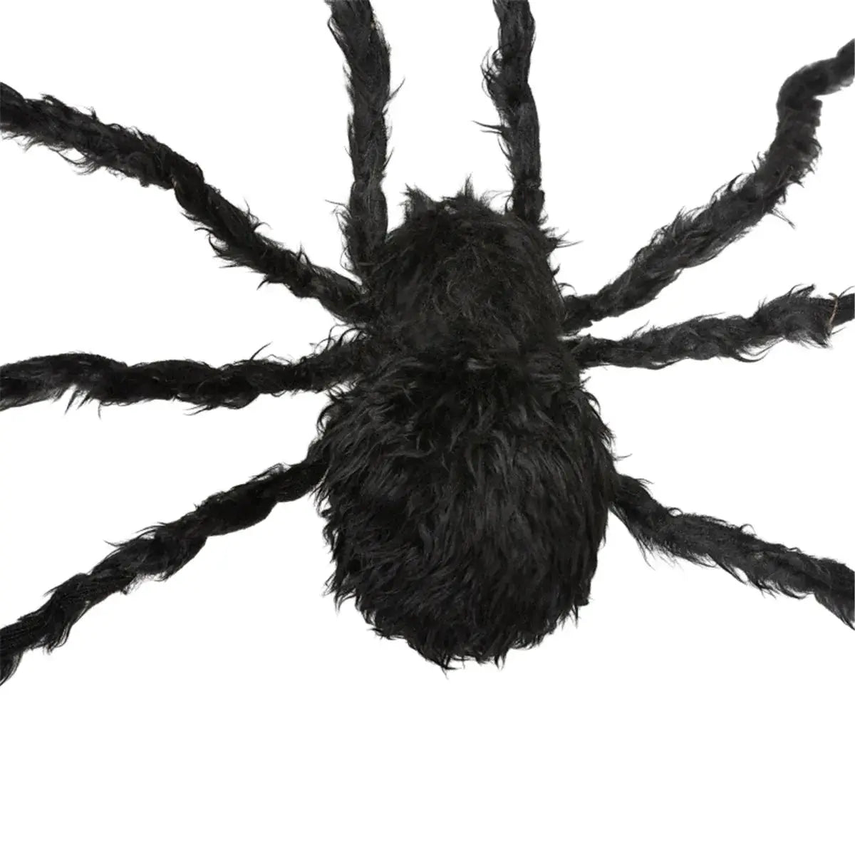 Giant Halloween Spider | 47 Inch | Bendable Purple Light Up | Black Color