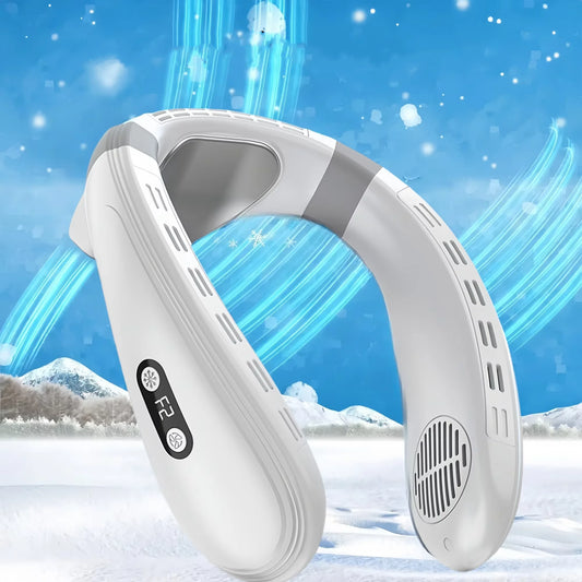 Neck Fan | 5200mAh Battery | 5W Rechargeable Cooling | One Size
