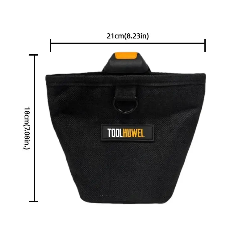 TOOLHUWEI Nails Pouch Large-Capacity Durable Waist Bag Nails & Screws Toolkit Waterproof Multifunctional Tools Package Storage from PriceLows™