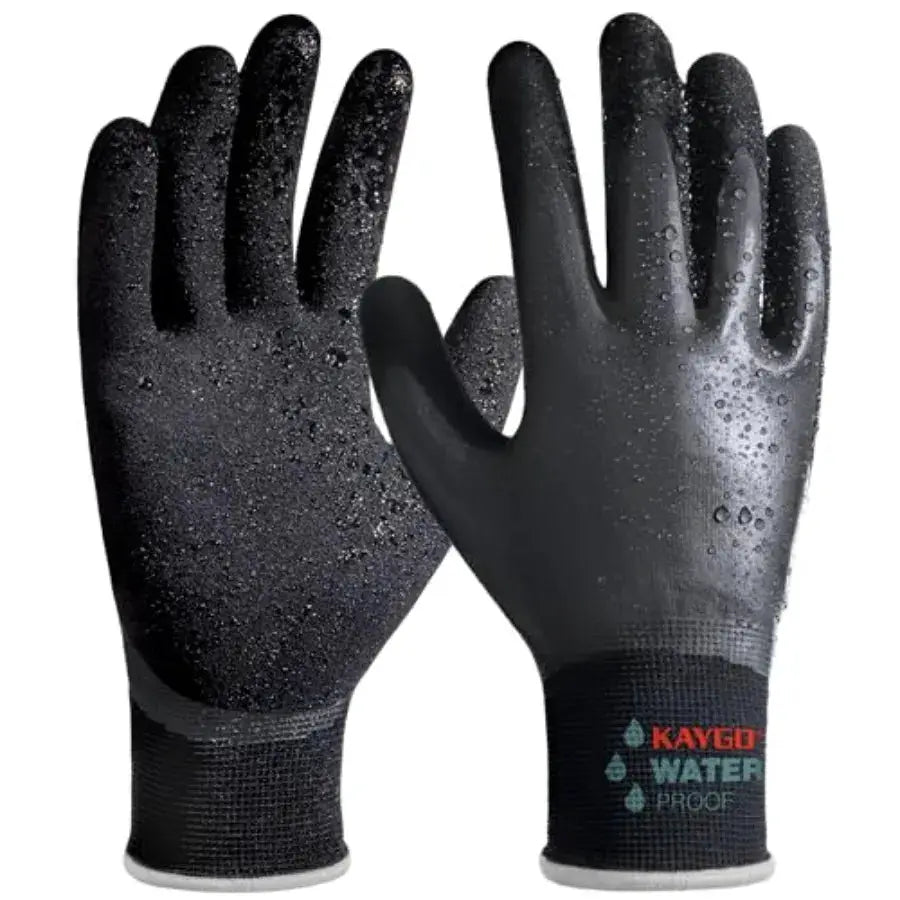Waterproof Work Gloves for Men and Women, Rubber Coated Non-slip Working Gloves for Garden, Outdoor Construction, KG150,,XL from PriceLows™