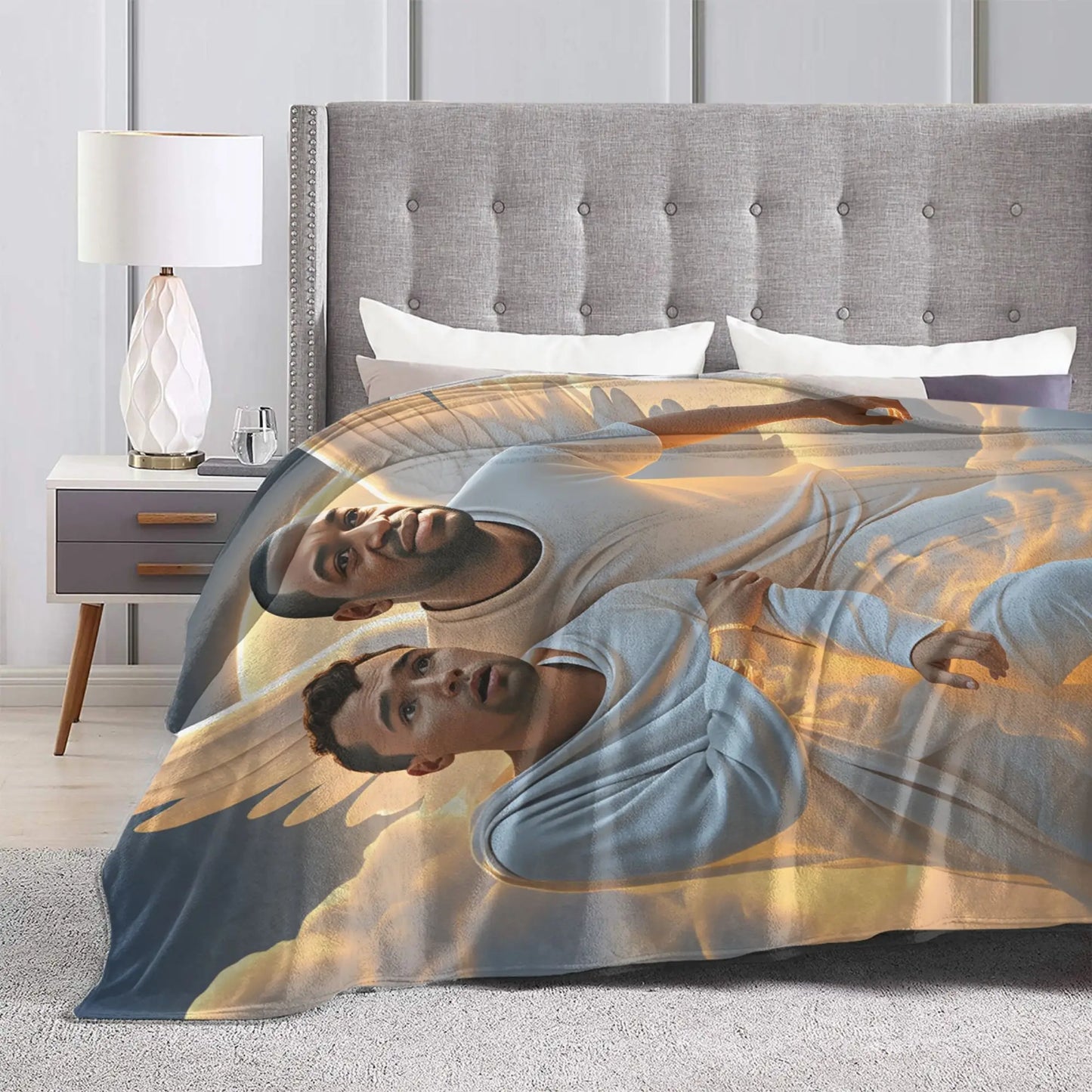 Flannel Throw Blanket | 100 Percent Polyester | Anti Pilling Grade A | One Size