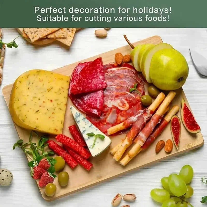 Bamboo Cutting Board | Thickened | Eco Friendly | Meat Veggie Prep